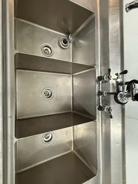 Stainless equipment interior