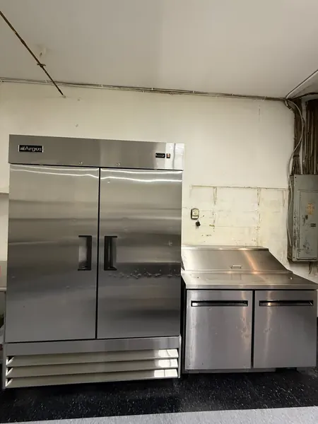 Stainless commercial refrigerator