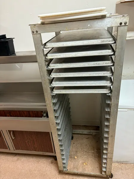 Sheet pan rack
