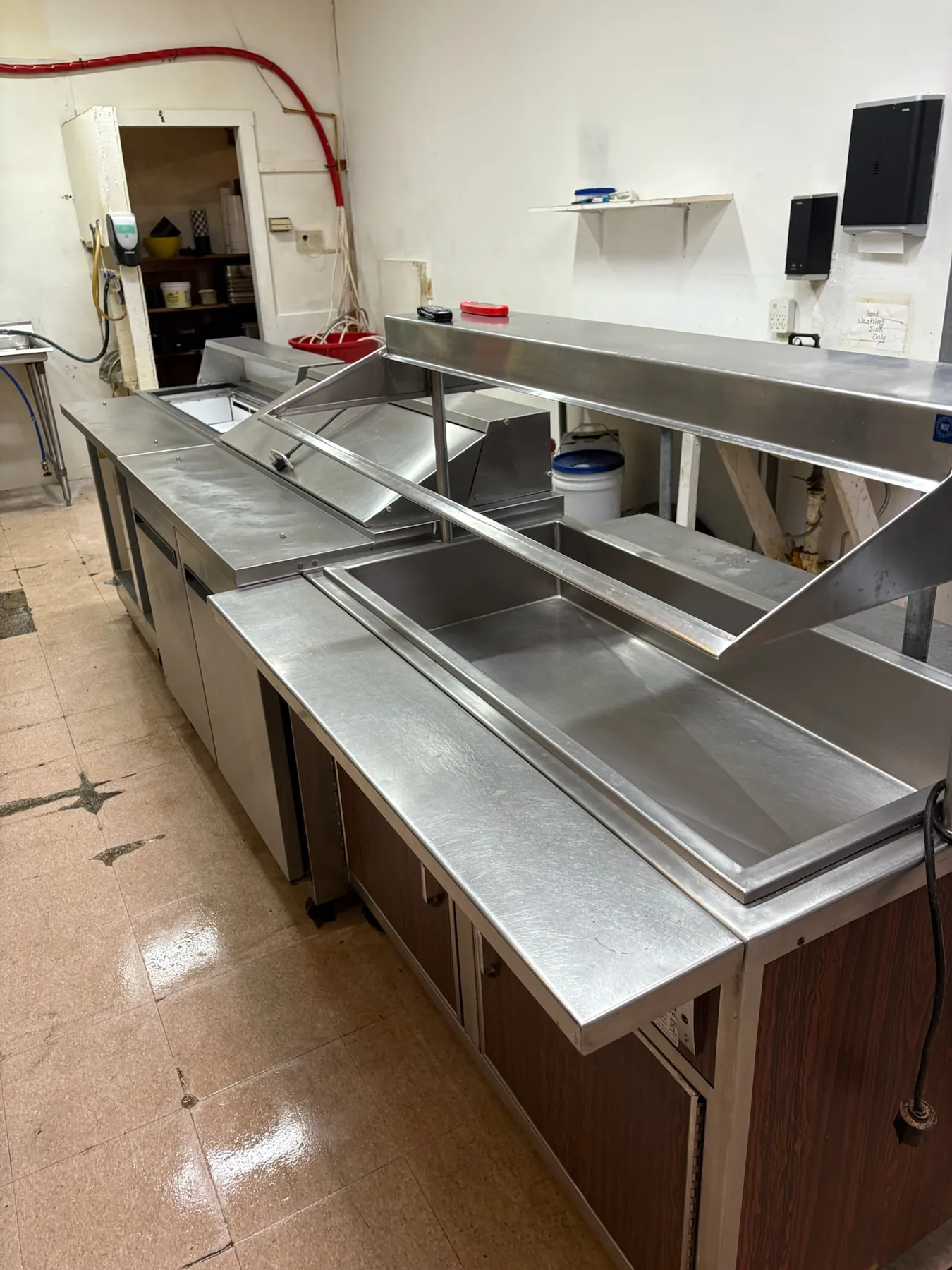 Commercial sink and drainboards