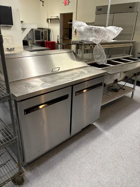 Stainless prep station